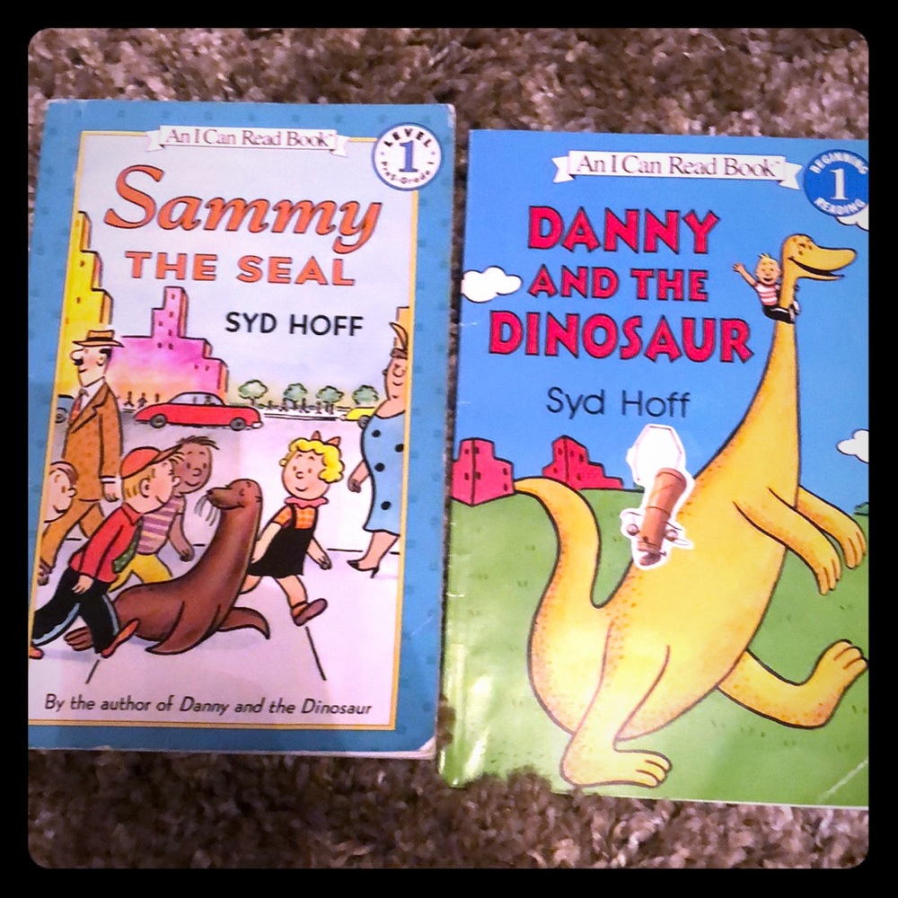 Lot 2 books kids Syd Hoff Danny , Sammy the seal